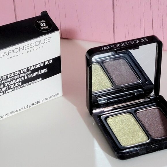 JAPONESQUE Velvet Touch Shadow Duo Complimentary Shades Set of 2 NEW - Picture 7 of 14